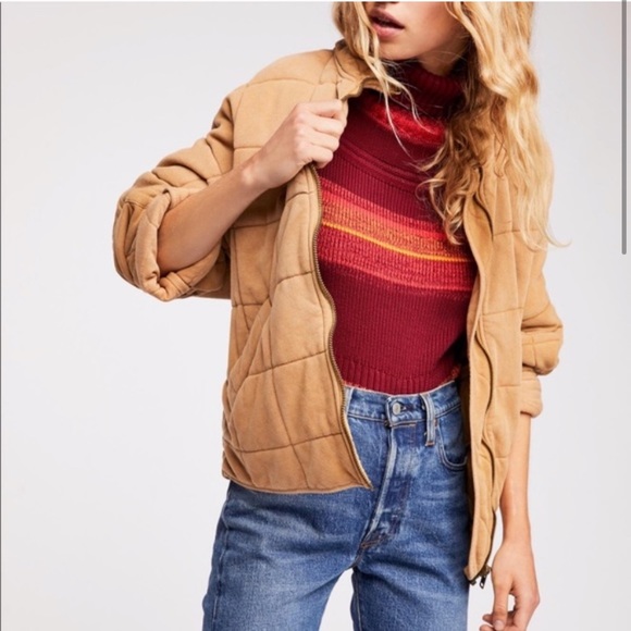 SOLD Free People Dolman Quilted Jacket - Picture 2 of 6